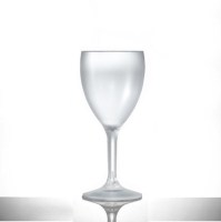 Elite 9oz Frosted Premium Wine Polycarbonate Reusable Glasses